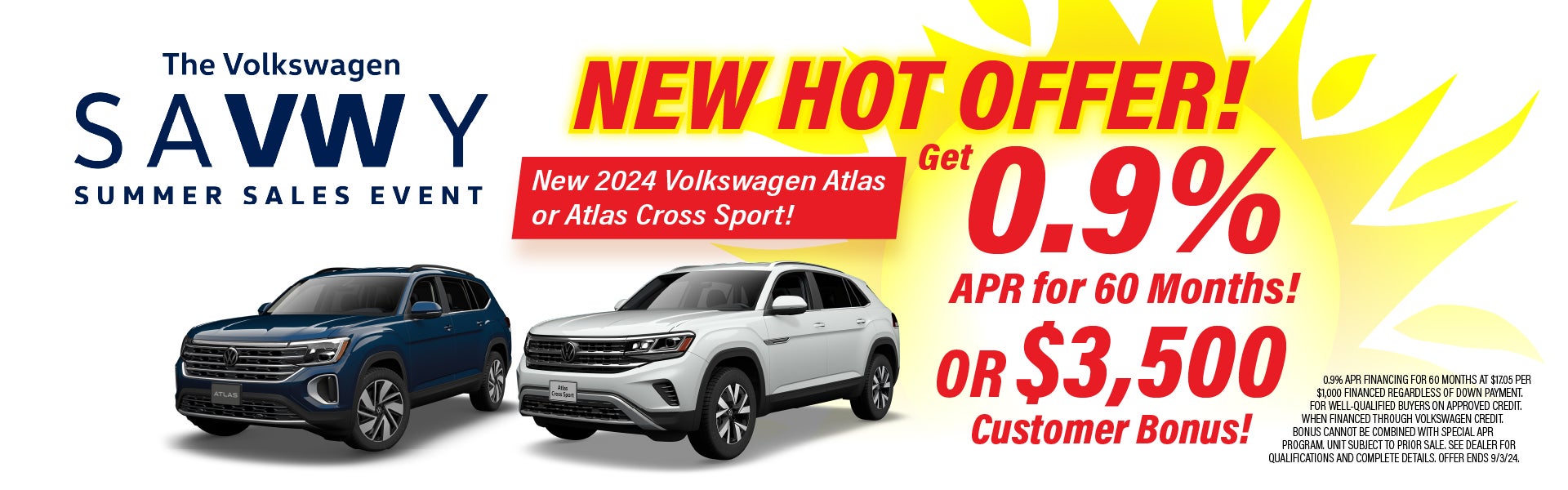 2024 VW Atlas & Atlas Cross Sport