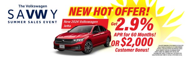 2024 VW Jetta Hot Offer!